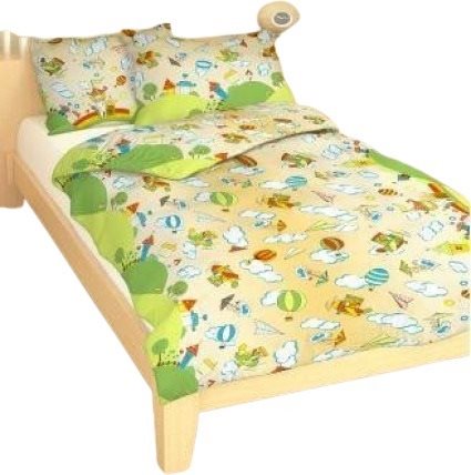 Dadka Cotton bed linen for cot Letadýlka 90×130, 45×60 cm - Bed Linen - Main image