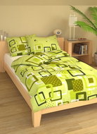 Dadka Povlečení bavlna Lékorky zelené 140×200, 70×90 cm - Povlečení