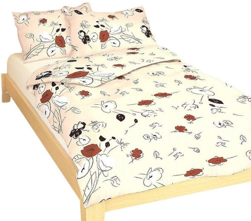 Dadka Linen cotton Olivia cream 140×200, 70×90 cm - Bed Linen - Main image