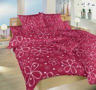 Dadka Povlečení bavlna Pětilístek bílý 140×220, 70×90 cm - Povlečení