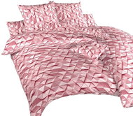 Dadka Sheets crepe Alan burgundy 140×200, 70×90 cm - Bed Linen