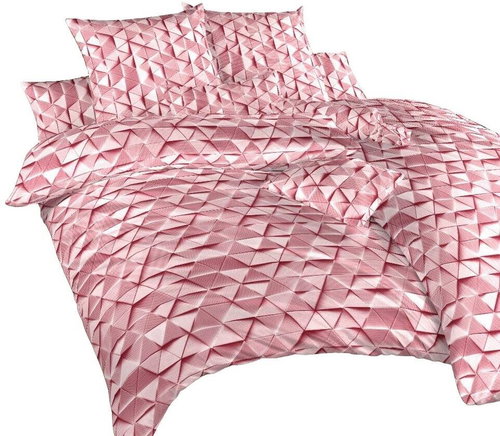 Dadka Sheets crepe Alan burgundy 140×200, 70×90 cm - Bed Linen - Main image