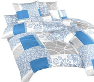 Dadka Povlečení krep Bluemoon modrý 140×200, 70×90 cm - Povlečení