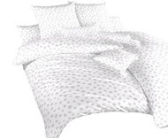 Dadka Linen crepe Elishka purple on white 140×200, 70×90 cm - Bed Linen