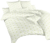 Dadka Bed linen crepe Krystal kiwi on white 140×200, 70×90 cm - Bed Linen