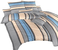 Dadka Linen crepe Lino blue 140×200, 70×90 cm - Bed Linen