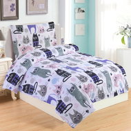 Jahu Linen included microflannel Cat 140×200, 70×90 cm - Bed Linen