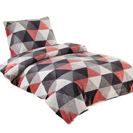 Jahu Povlečení mikroflanel Trion pink 140×200, 70×90 cm - Povlečení