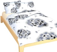 Dadka Povlečení krep Chmýří bílé 140x200, 70x90 cm - Povlečení