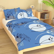 Dadka Povlečení krep Zita modrá 140x200, 70x90 cm - Povlečení