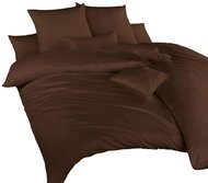 Dadka Povlečení satén hnědá 140x200, 70x90 cm - Povlečení