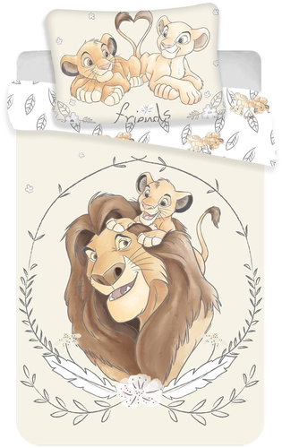 Jerry Fabrics Disney Bed Linen Lion King Yellow Baby 100×135, 40×60cm - Children's Bedding - Main image