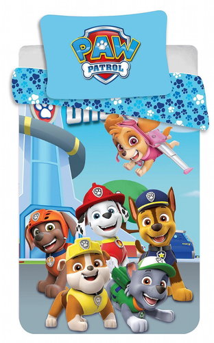Jerry Fabrics Disney Bed Linen Paw Patrol 201 Baby 100×135, 40×60cm - Children's Bedding - Main image