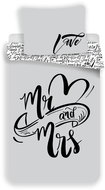Jerry Fabrics Bed Linen Mr and Mrs 140×200, 70×90cm - Children's Bedding