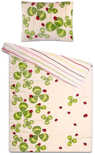 Svitap sleepwell Micro Flannel Bed Linen Ladybird 140×200, 70×90cm - Children's Bedding - Main image