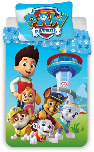 Jerry Fabrics Disney Bed Linen Paw Patrol 1015 Baby 100x135, 40x60cm - Children's Bedding - Main image