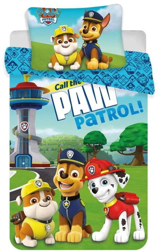 Jerry Fabrics Disney Bed Linen Paw Patrol 121 Baby 100x135, 60x40cm - Children's Bedding - Main image