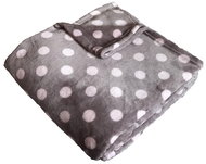 Dadka Super soft deka Dadka Puntík růžový/béžová 150×100 cm - Deka
