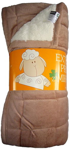 Svitap sleepwell Sheep stitch chocolate 150 × 200 cm - Blanket - Main image