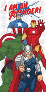 Jerry Fabrics Avengers "White" 70x140 cm - Children's Bath Towel