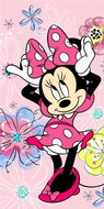 Jerry Fabrics Minnie "Pink bow" - 70x140 cm - Children's Bath Towel