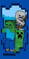 Jerry Fabrics Minecraft Beware 70x140 cm - Children's Bath Towel
