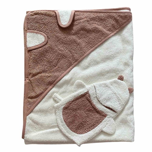 Prem Internacional Dětská sada s kapucí a mycí žínka  - Bath Towel - Main image