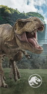 Jerry Fabrics Jurassic World Dominion - Children's Bath Towel