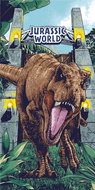 Jerry Fabrics Jurassic World Roar - Children's Bath Towel