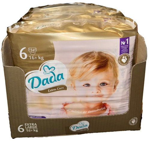 DADA Box Extra Care XL size 6 (102 pcs) - Disposable Nappies - Main image