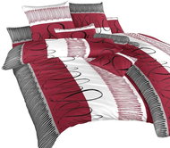 Dadka cotton Evelina burgundy 140×200, 70×90 cm - Bed Linen