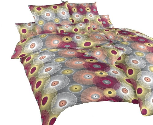 Dadka cotton Planetarium grey 140×200, 70×90 cm - Bed Linen - Main image