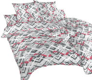 Dadka crepe Berta burgundy 140×200, 70×90 cm - Bed Linen