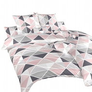 Dadka Pyramids cotton, 140 × 200, 70 × 90 cm, powder - Bed Linen