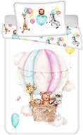 Jerry Fabrics Zvířátka Flying balloon baby  - Crib Bedding