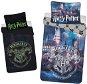 Children's Bedding Jerry Fabrics Harry Potter svítící efekt modré černé, bílé - Dětské povlečení