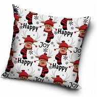 TipTrade Vánoční povlak Happy Joy  - Povlak na polštář