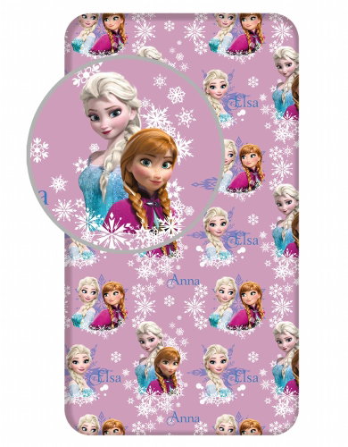 Jerry Fabrics Sheet Frozen Duo Sisters 02 90 × 200 × 25 cm - Bedsheet - Main image