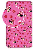 Jerry Fabrics Prostěradlo Minnie Hearts 02 90 × 200 × 25 cm - Prostěradlo