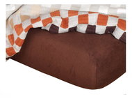Dadka Terry sheet dark brown 60 × 120 × 10 cm - Bedsheet