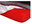 Sheet red 60 × 120 × 10 cm