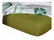 Dadka Jersey sheet olive 60 × 140 × 10 cm - Bedsheet