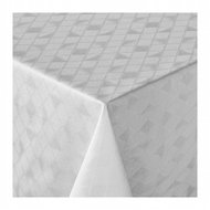 Dadka Ubrus damašek Garbo kosočtverec bílý 30 × 140 cm - Tablecloth
