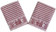 Svitap Sleepwell terry Folkór red 2 pcs - Kitchen Towel