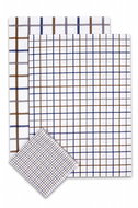 Svitap Sleepwell Extra Absorbent Karo mix blue 3 pcs - Kitchen Towel