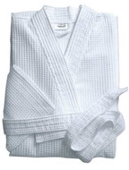 Praktik Waffle robe white size L - Bathrobe