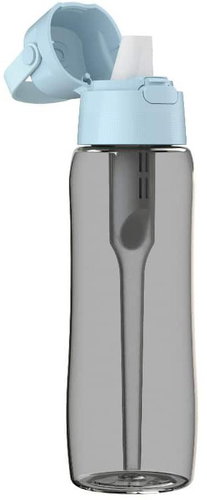 DAFI SOLID 0.7L Filter Bottle Blue + 1× Filter - Water Filter Bottle - Main image