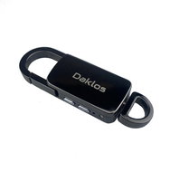 Daklos Odolný diktafon a MP3 přehrávač SPYKEY kovový s karabinou černý  - Voice Recorder