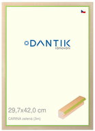 DANTIK frame 29,7 × 42, CARINA green plexi clear - Photo Frame