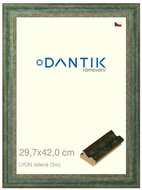 DANTIK frame 29,7 × 42, LYON green plexi clear - Photo Frame